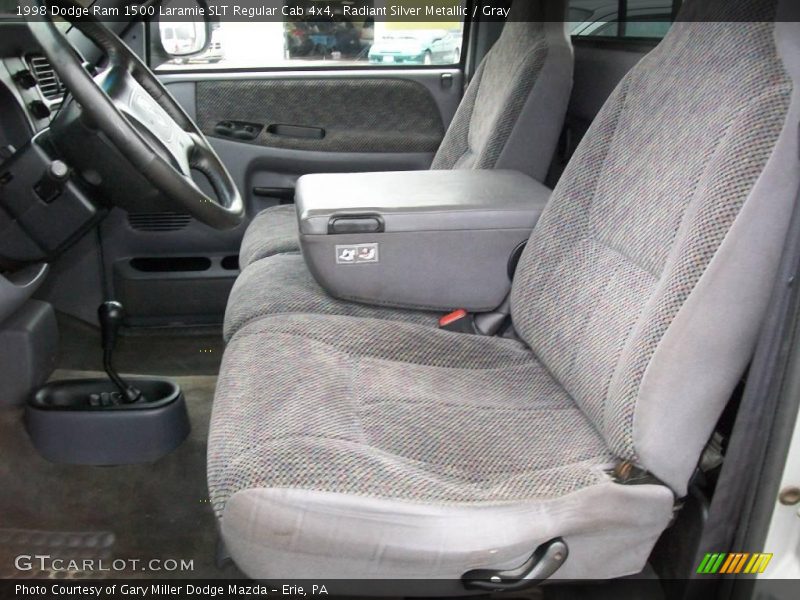 Radiant Silver Metallic / Gray 1998 Dodge Ram 1500 Laramie SLT Regular Cab 4x4