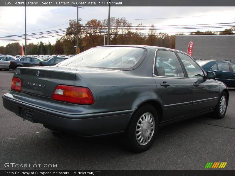 Canterbury Green Metallic / Parchment 1995 Acura Legend L Sedan