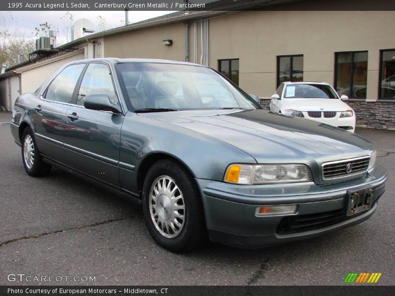 Canterbury Green Metallic / Parchment 1995 Acura Legend L Sedan