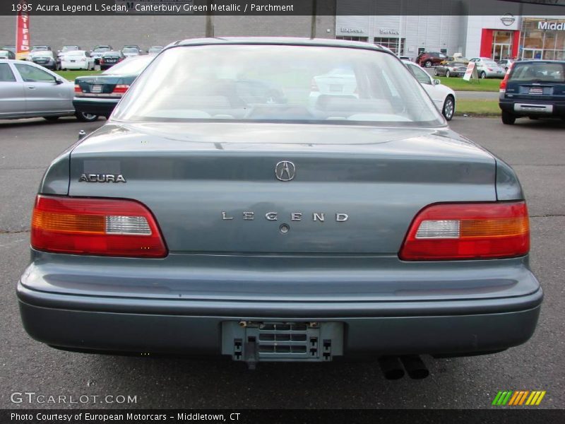 Canterbury Green Metallic / Parchment 1995 Acura Legend L Sedan