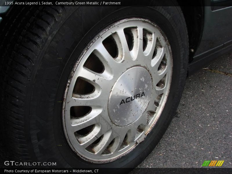 Canterbury Green Metallic / Parchment 1995 Acura Legend L Sedan