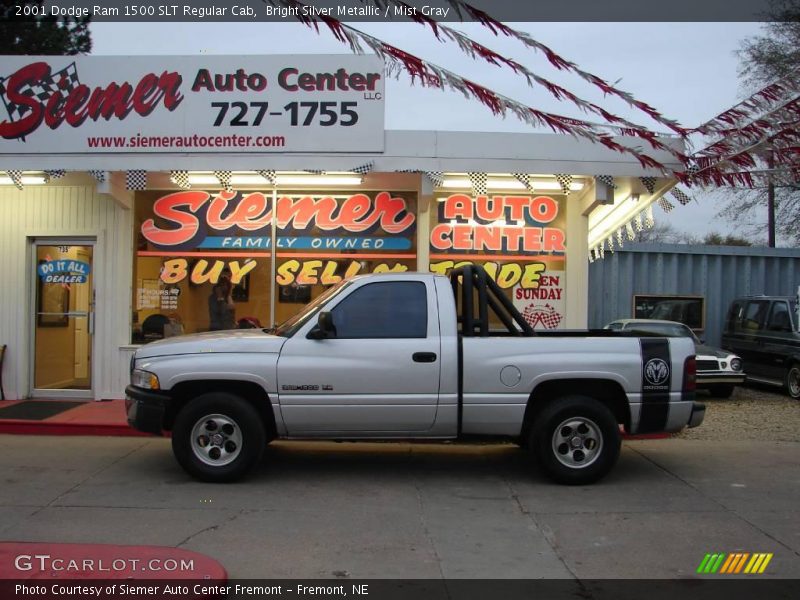 Bright Silver Metallic / Mist Gray 2001 Dodge Ram 1500 SLT Regular Cab