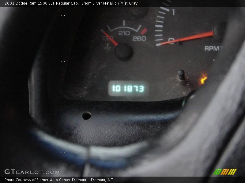 Bright Silver Metallic / Mist Gray 2001 Dodge Ram 1500 SLT Regular Cab