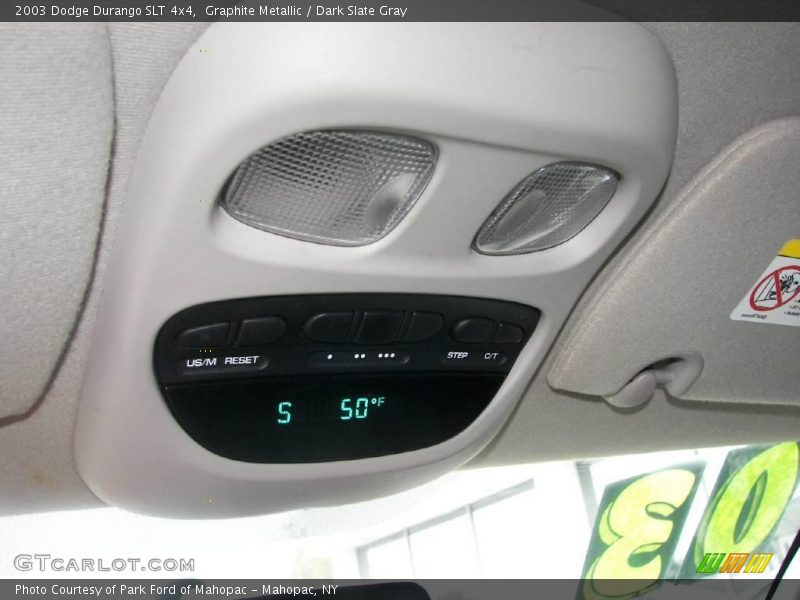 Graphite Metallic / Dark Slate Gray 2003 Dodge Durango SLT 4x4