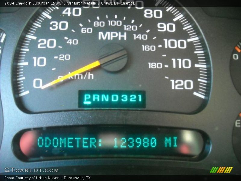 Silver Birch Metallic / Gray/Dark Charcoal 2004 Chevrolet Suburban 1500