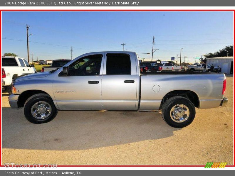 Bright Silver Metallic / Dark Slate Gray 2004 Dodge Ram 2500 SLT Quad Cab