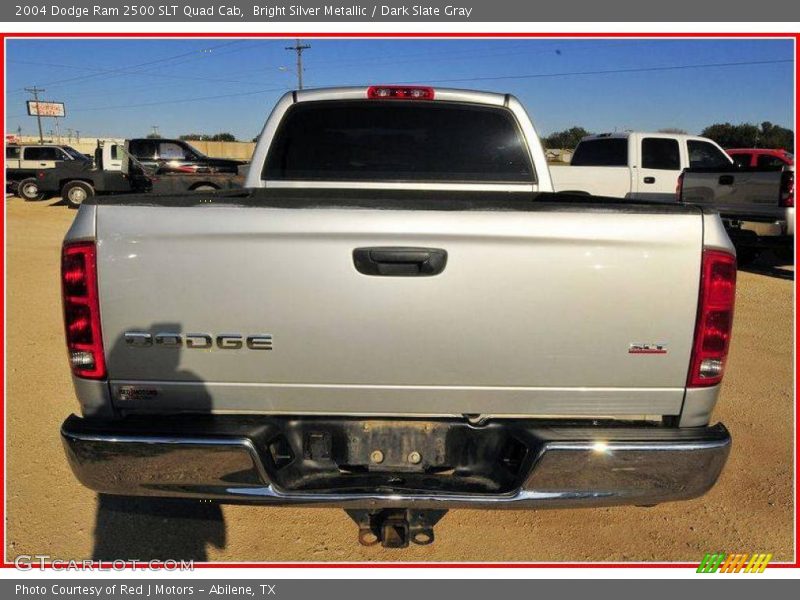Bright Silver Metallic / Dark Slate Gray 2004 Dodge Ram 2500 SLT Quad Cab