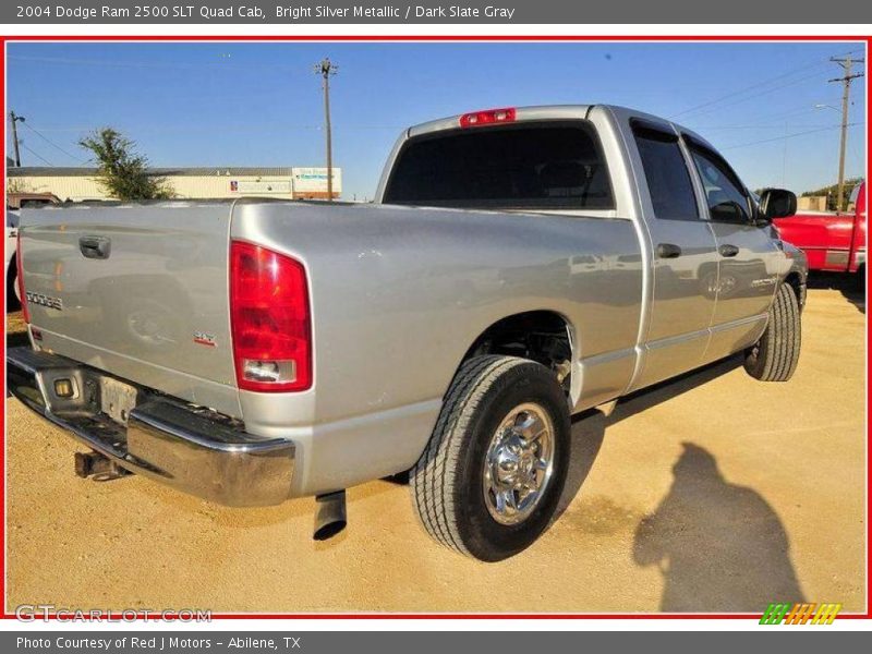 Bright Silver Metallic / Dark Slate Gray 2004 Dodge Ram 2500 SLT Quad Cab