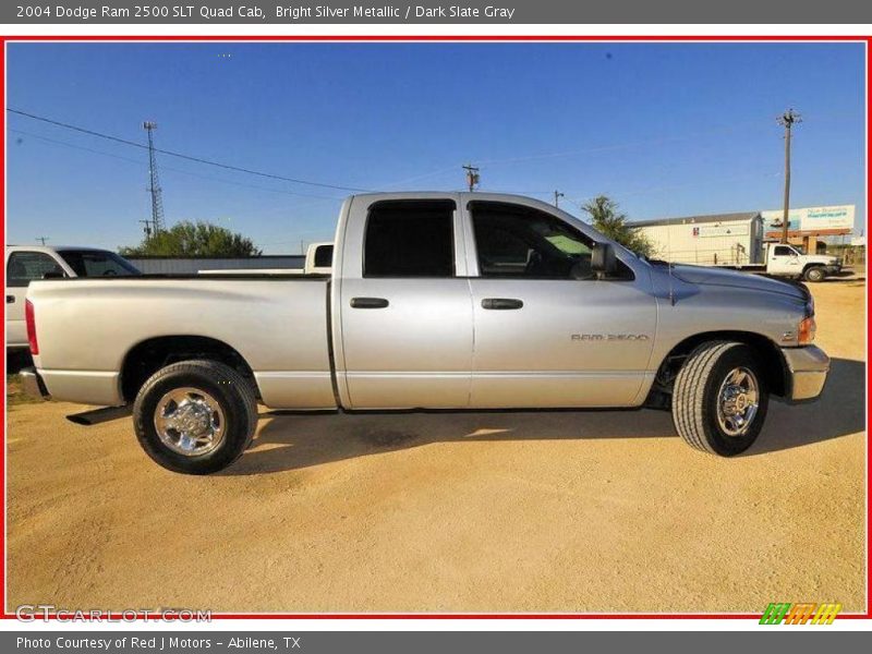 Bright Silver Metallic / Dark Slate Gray 2004 Dodge Ram 2500 SLT Quad Cab