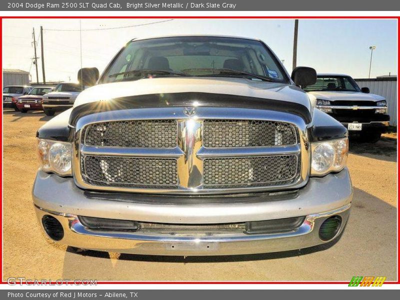 Bright Silver Metallic / Dark Slate Gray 2004 Dodge Ram 2500 SLT Quad Cab