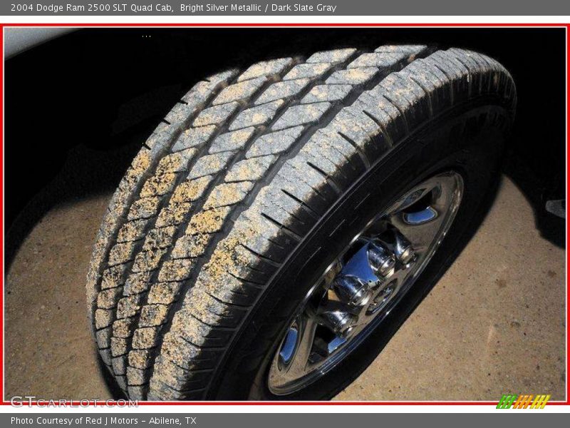 Bright Silver Metallic / Dark Slate Gray 2004 Dodge Ram 2500 SLT Quad Cab