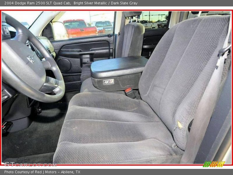 Bright Silver Metallic / Dark Slate Gray 2004 Dodge Ram 2500 SLT Quad Cab