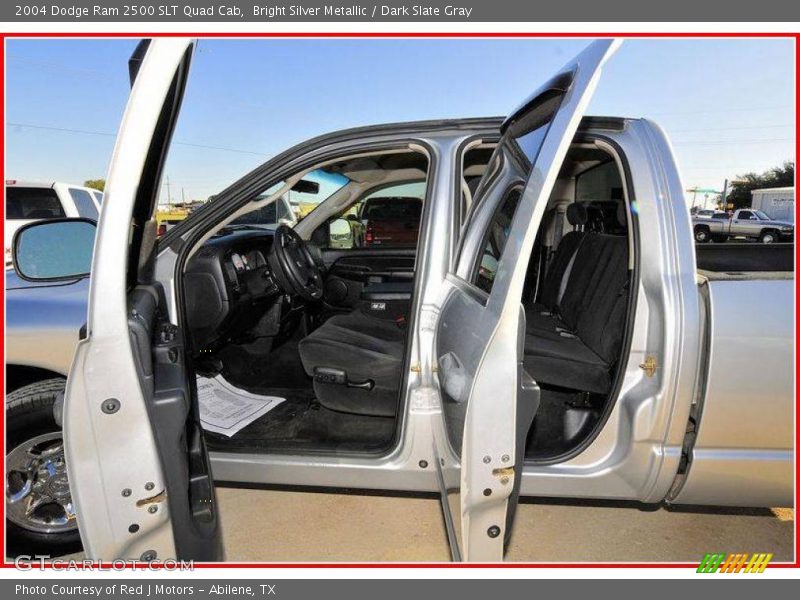 Bright Silver Metallic / Dark Slate Gray 2004 Dodge Ram 2500 SLT Quad Cab