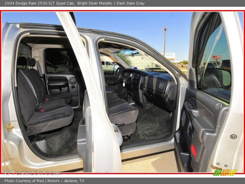 Bright Silver Metallic / Dark Slate Gray 2004 Dodge Ram 2500 SLT Quad Cab