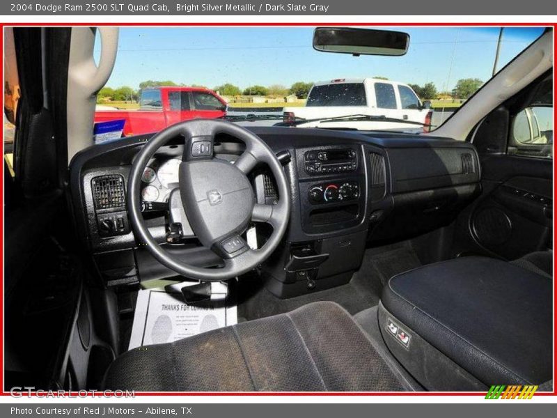 Bright Silver Metallic / Dark Slate Gray 2004 Dodge Ram 2500 SLT Quad Cab