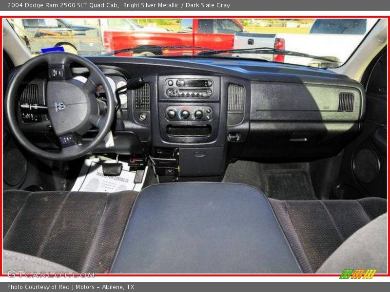 Bright Silver Metallic / Dark Slate Gray 2004 Dodge Ram 2500 SLT Quad Cab