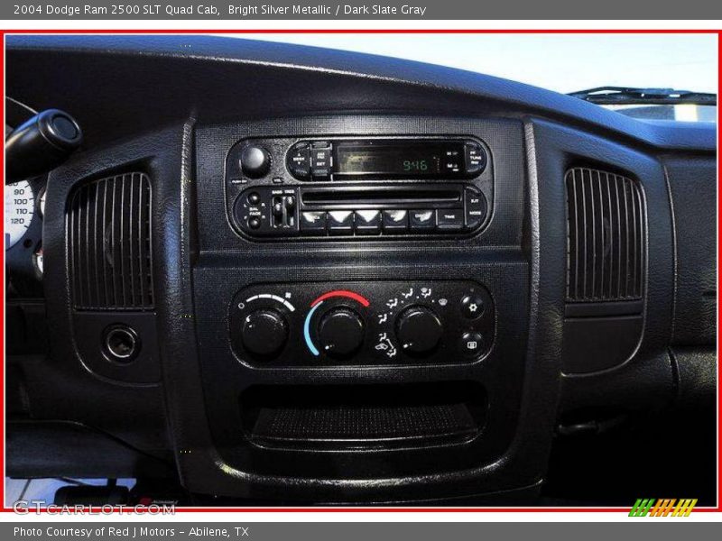 Bright Silver Metallic / Dark Slate Gray 2004 Dodge Ram 2500 SLT Quad Cab