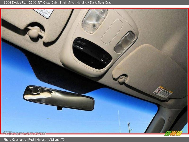 Bright Silver Metallic / Dark Slate Gray 2004 Dodge Ram 2500 SLT Quad Cab