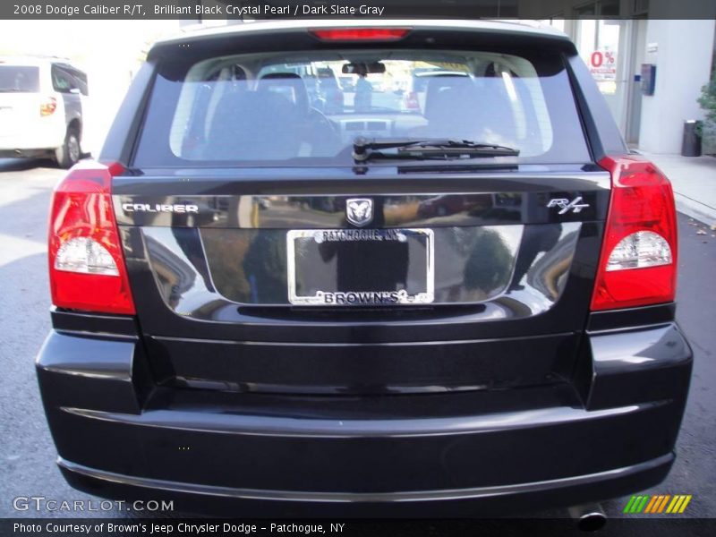 Brilliant Black Crystal Pearl / Dark Slate Gray 2008 Dodge Caliber R/T