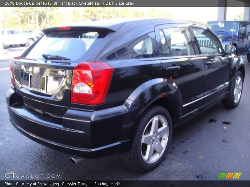 Brilliant Black Crystal Pearl / Dark Slate Gray 2008 Dodge Caliber R/T