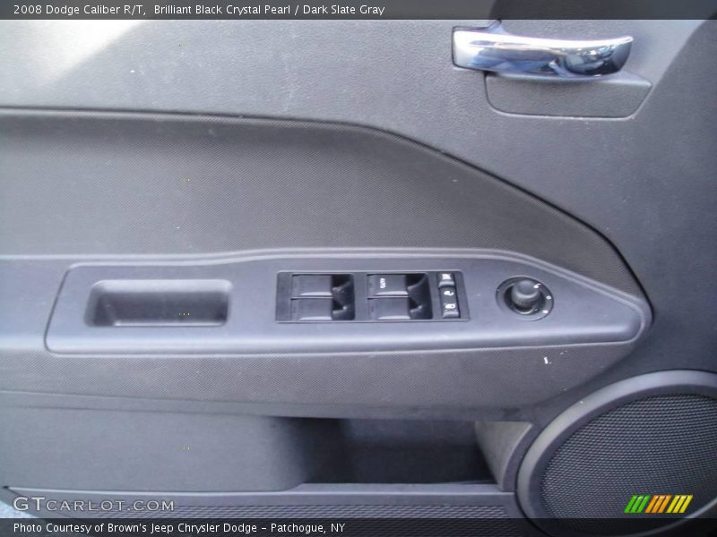 Brilliant Black Crystal Pearl / Dark Slate Gray 2008 Dodge Caliber R/T