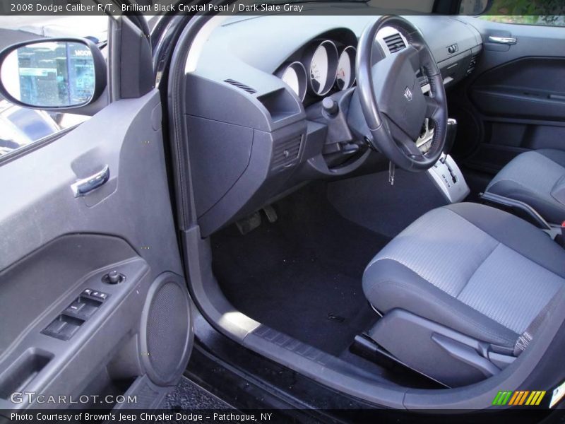 Brilliant Black Crystal Pearl / Dark Slate Gray 2008 Dodge Caliber R/T