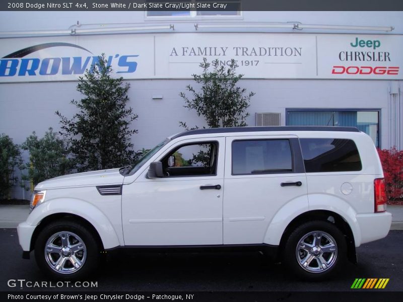 Stone White / Dark Slate Gray/Light Slate Gray 2008 Dodge Nitro SLT 4x4