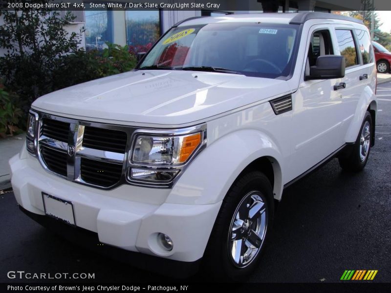 Stone White / Dark Slate Gray/Light Slate Gray 2008 Dodge Nitro SLT 4x4