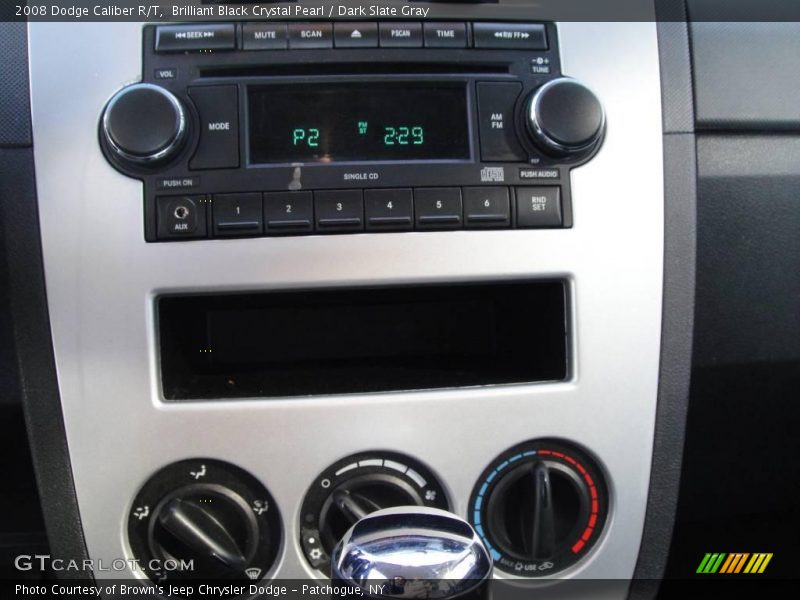 Brilliant Black Crystal Pearl / Dark Slate Gray 2008 Dodge Caliber R/T