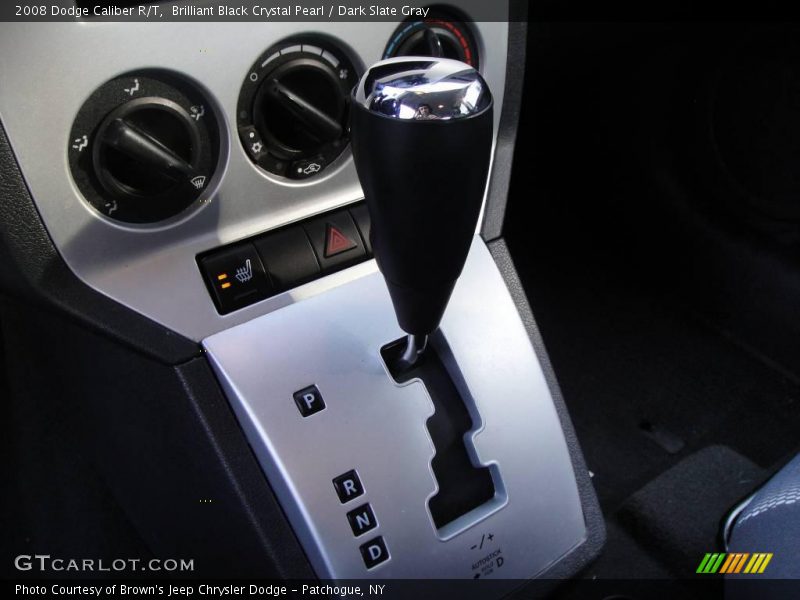 Brilliant Black Crystal Pearl / Dark Slate Gray 2008 Dodge Caliber R/T