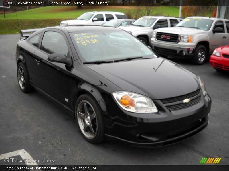 Black / Ebony 2006 Chevrolet Cobalt SS Supercharged Coupe