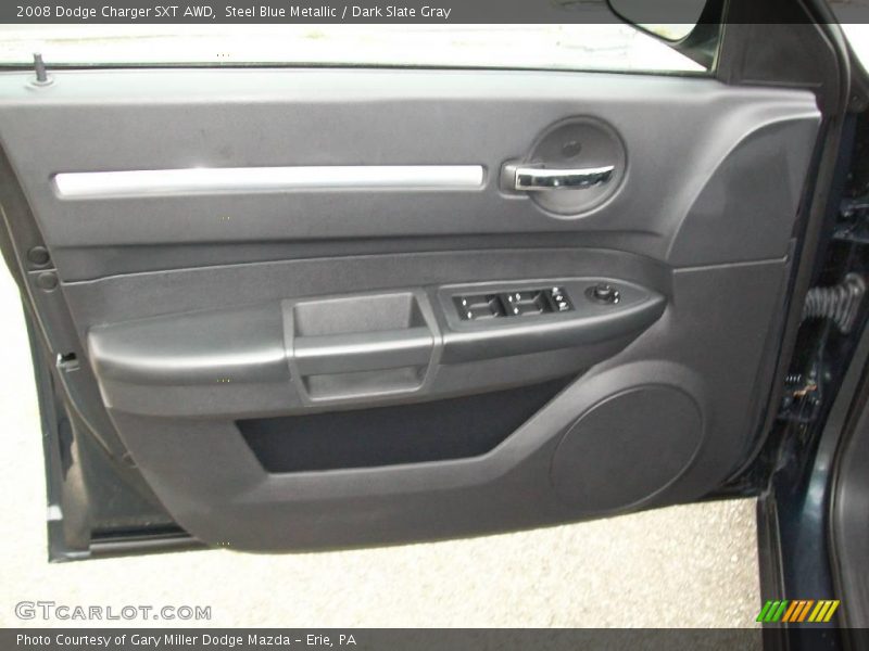 Steel Blue Metallic / Dark Slate Gray 2008 Dodge Charger SXT AWD