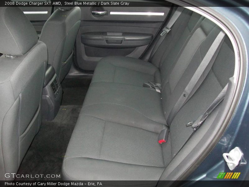 Steel Blue Metallic / Dark Slate Gray 2008 Dodge Charger SXT AWD