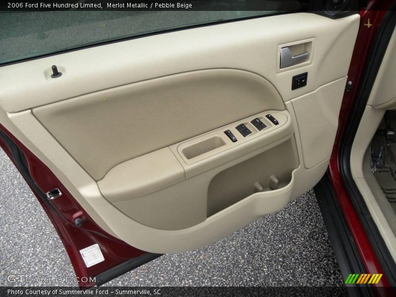Merlot Metallic / Pebble Beige 2006 Ford Five Hundred Limited