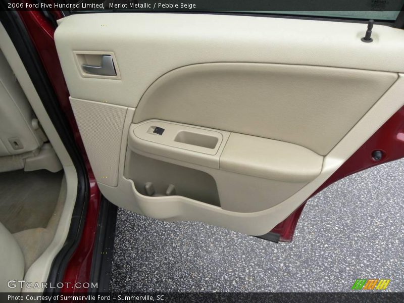Merlot Metallic / Pebble Beige 2006 Ford Five Hundred Limited