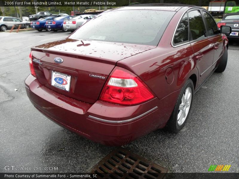 Merlot Metallic / Pebble Beige 2006 Ford Five Hundred Limited