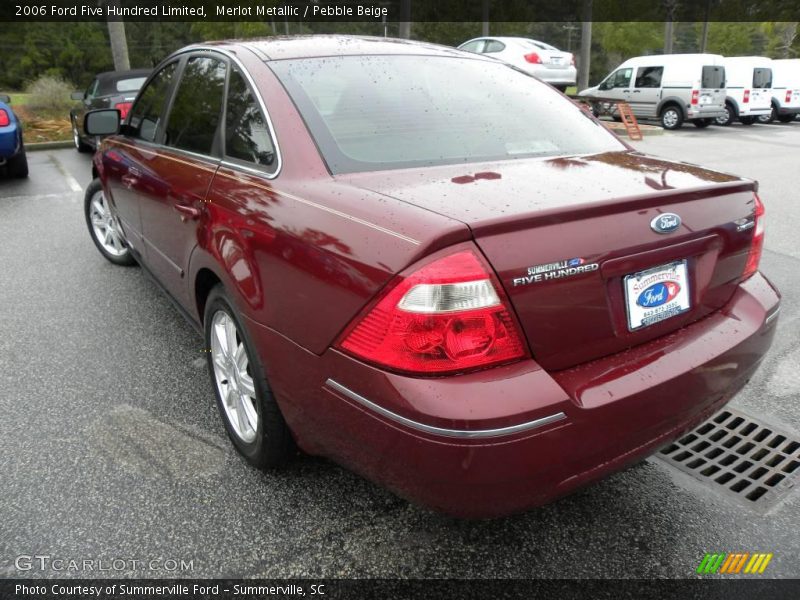 Merlot Metallic / Pebble Beige 2006 Ford Five Hundred Limited