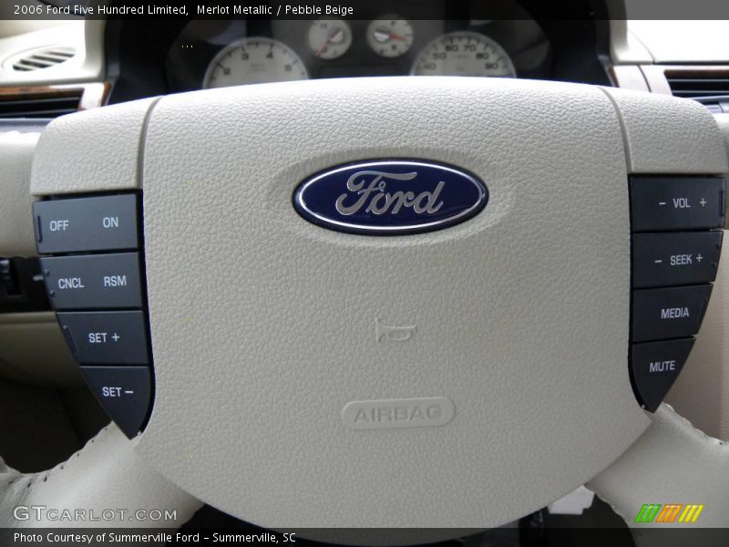 Merlot Metallic / Pebble Beige 2006 Ford Five Hundred Limited
