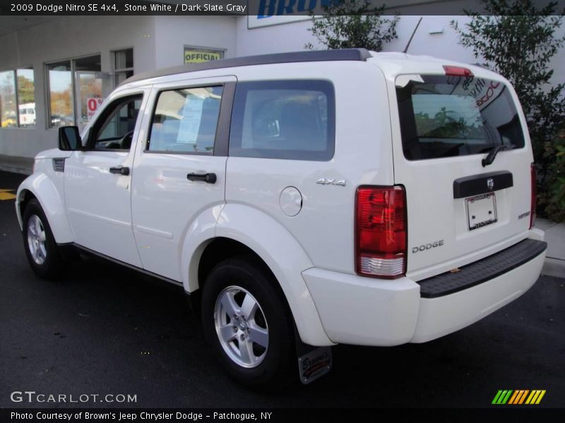 Stone White / Dark Slate Gray 2009 Dodge Nitro SE 4x4