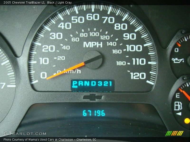 Black / Light Gray 2005 Chevrolet TrailBlazer LS