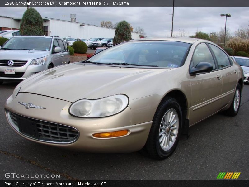 Champagne Pearl Metallic / Tan/Camel 1998 Chrysler Concorde LXi