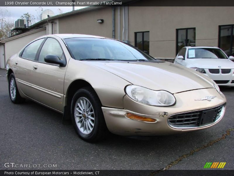 Champagne Pearl Metallic / Tan/Camel 1998 Chrysler Concorde LXi