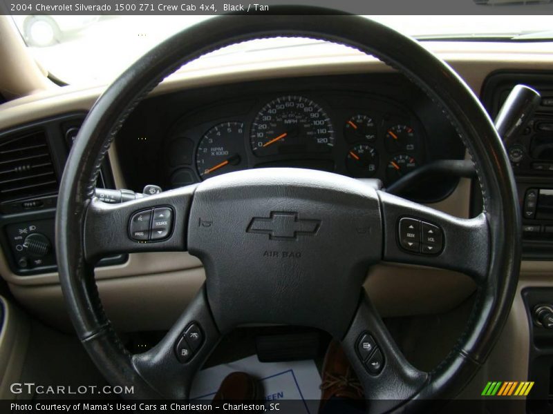 Black / Tan 2004 Chevrolet Silverado 1500 Z71 Crew Cab 4x4