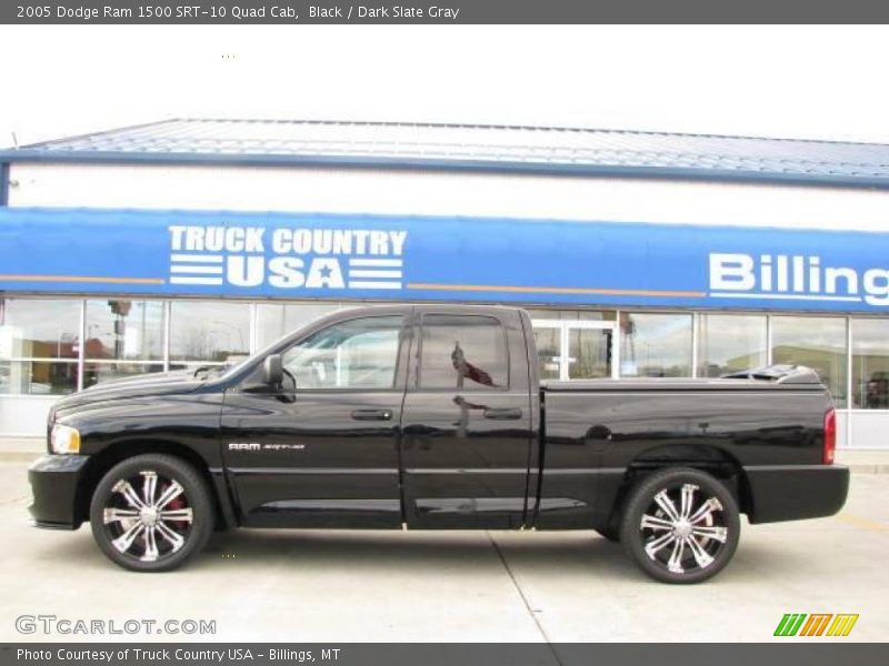 Black / Dark Slate Gray 2005 Dodge Ram 1500 SRT-10 Quad Cab