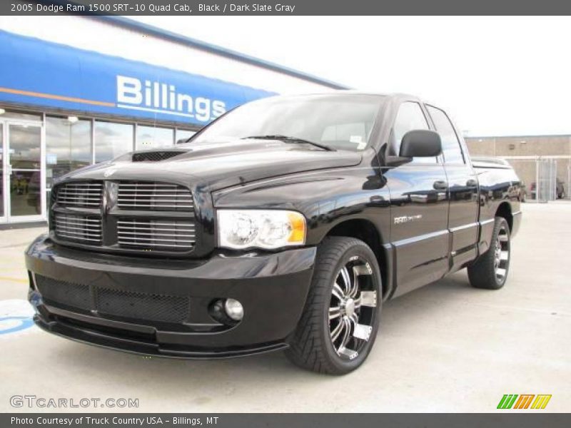 Black / Dark Slate Gray 2005 Dodge Ram 1500 SRT-10 Quad Cab