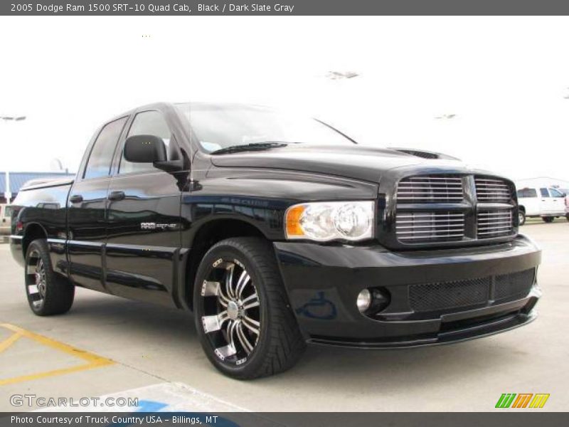 Black / Dark Slate Gray 2005 Dodge Ram 1500 SRT-10 Quad Cab