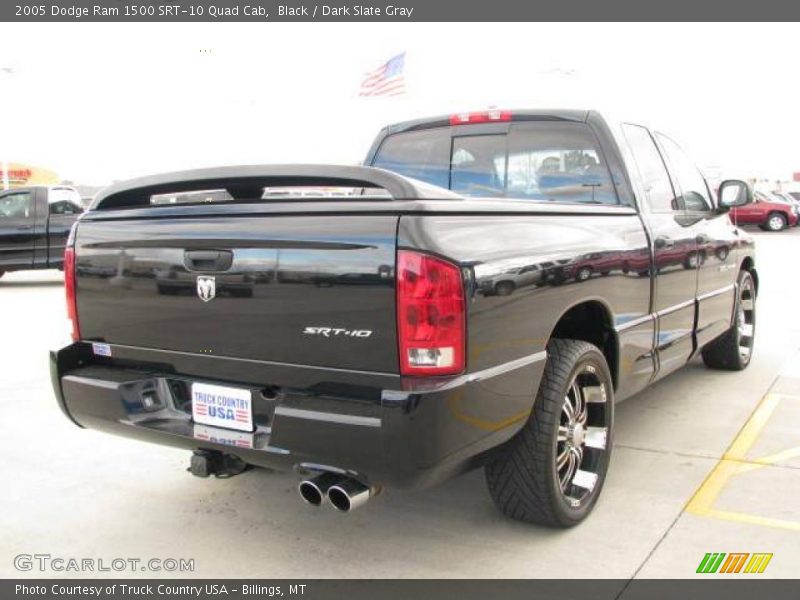 Black / Dark Slate Gray 2005 Dodge Ram 1500 SRT-10 Quad Cab