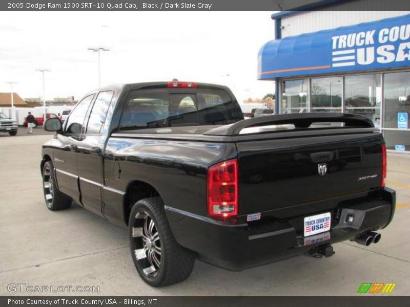 Black / Dark Slate Gray 2005 Dodge Ram 1500 SRT-10 Quad Cab