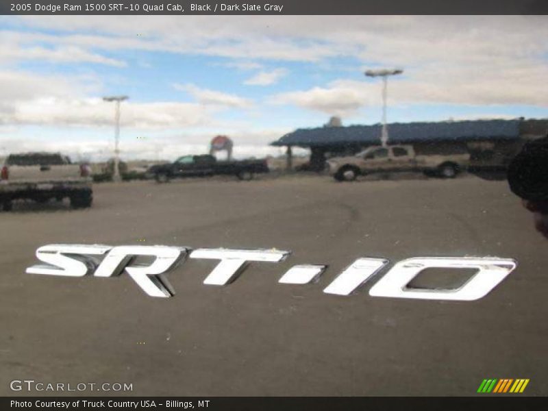Black / Dark Slate Gray 2005 Dodge Ram 1500 SRT-10 Quad Cab
