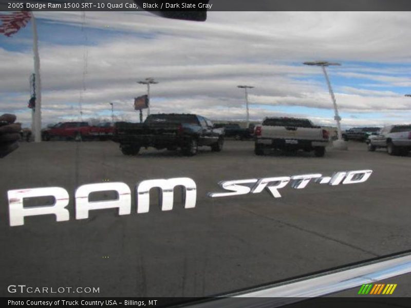 Black / Dark Slate Gray 2005 Dodge Ram 1500 SRT-10 Quad Cab